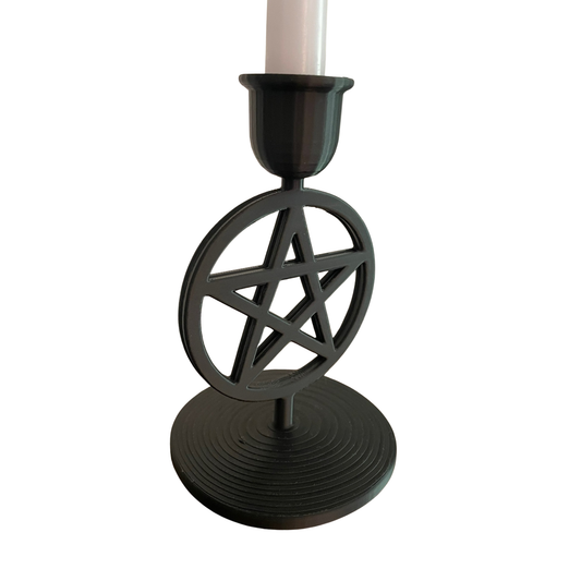 Gothic Candle Holders – Gothic Altar Decor for Ritual & Shadow Work (Set of Two)
