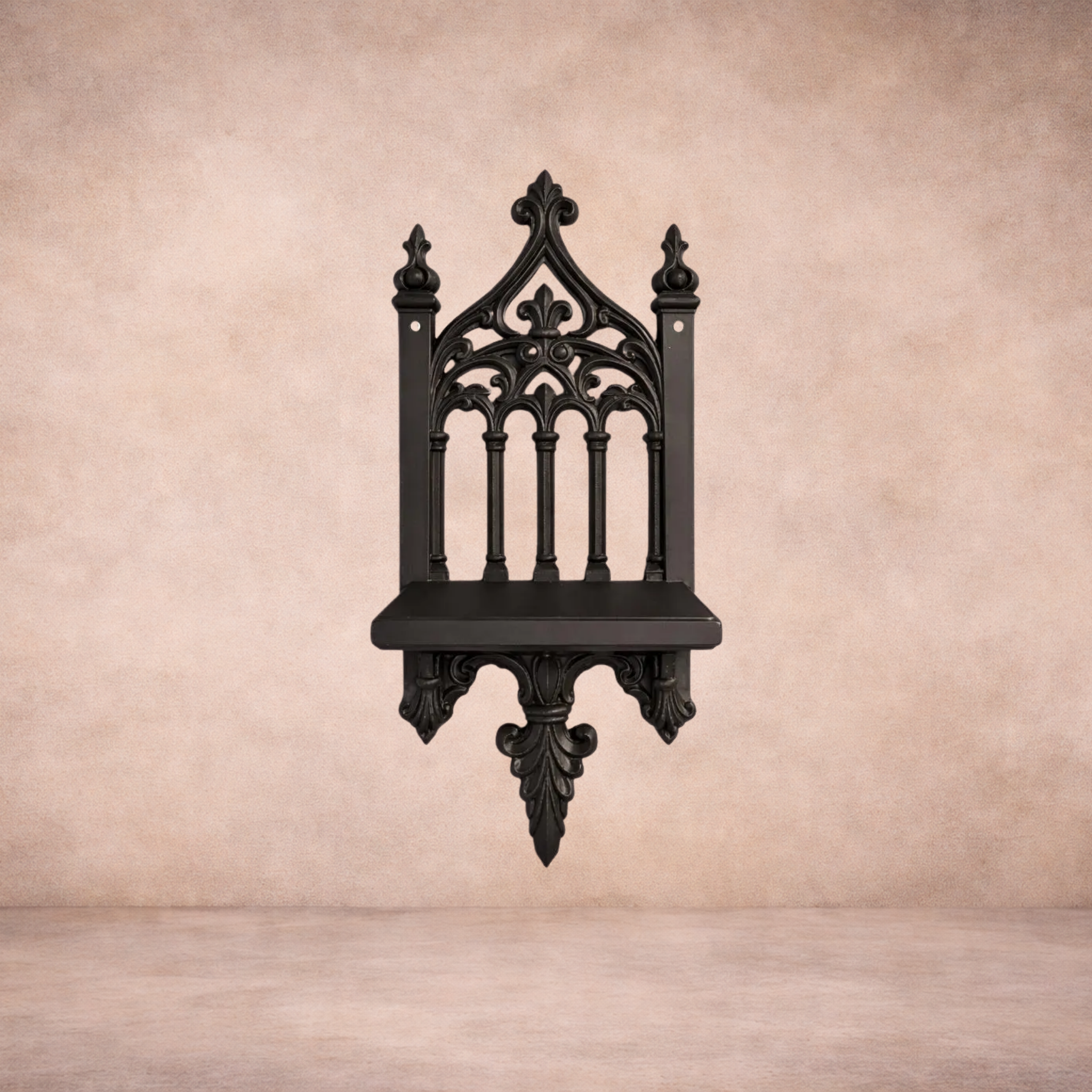 Gothic Cathedral Arch Wall Shelf