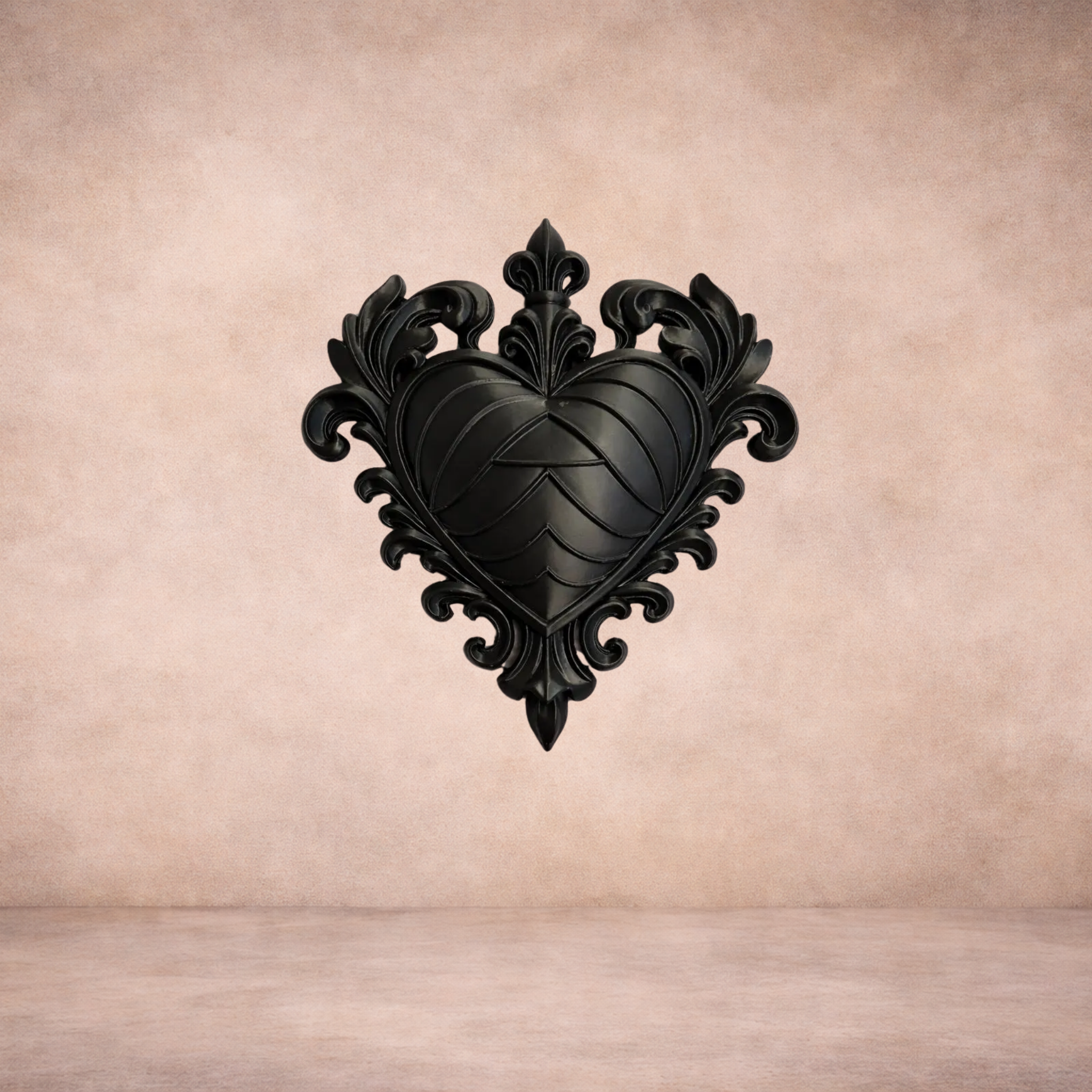 Gothic Heart Wall Plaque