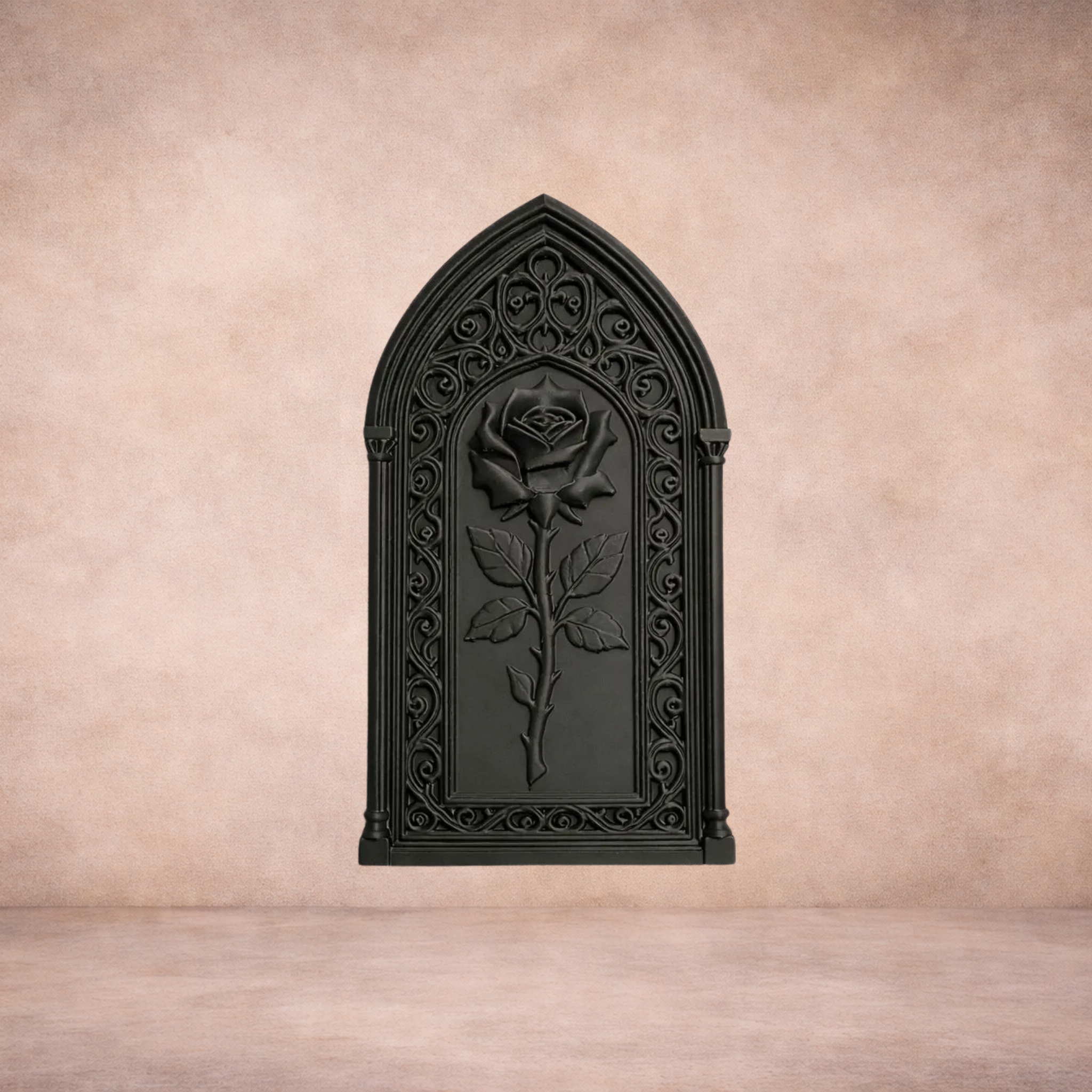 Gothic Rose Wall Plaque
