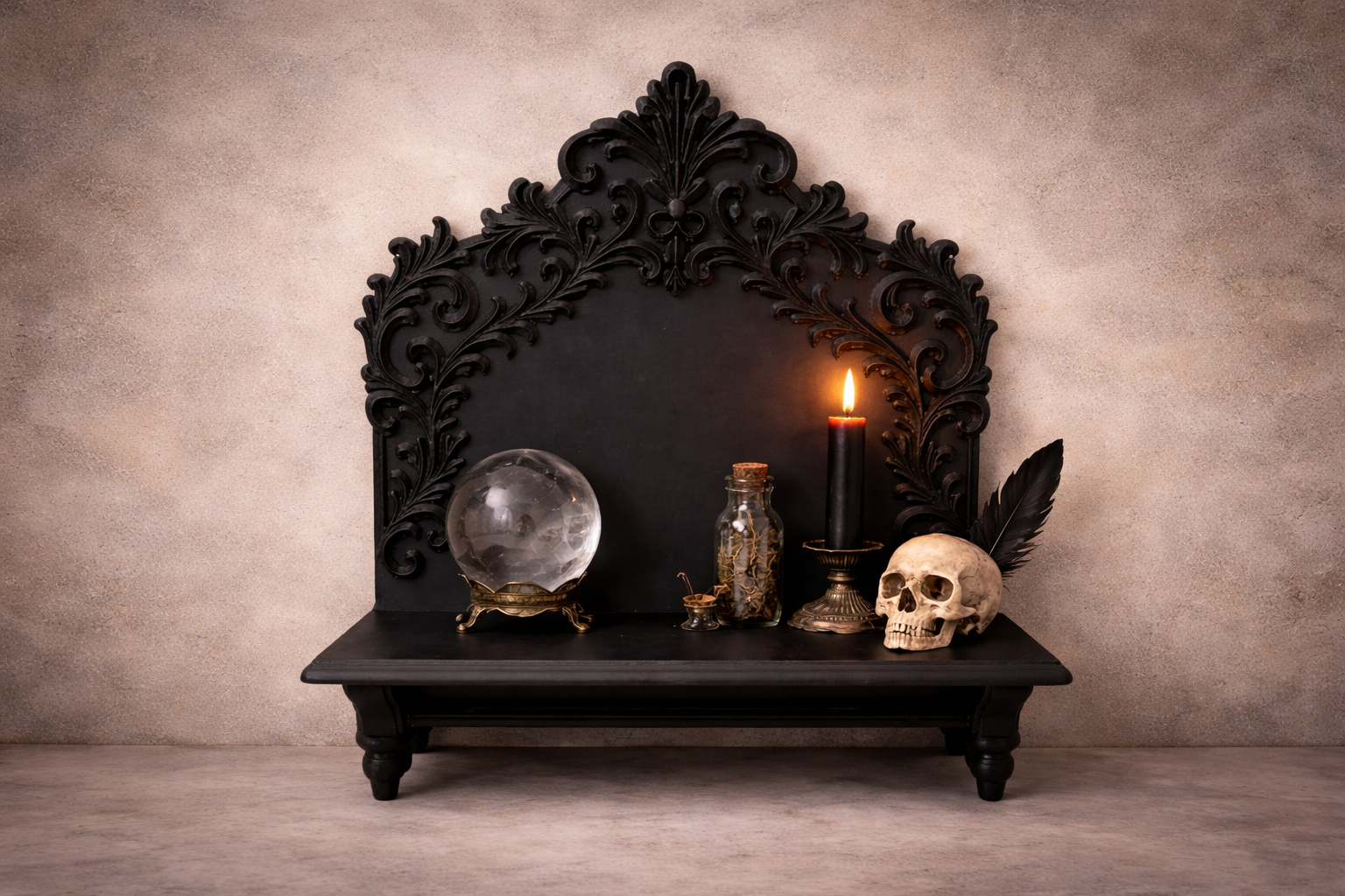 Gothic Tabletop Shelf