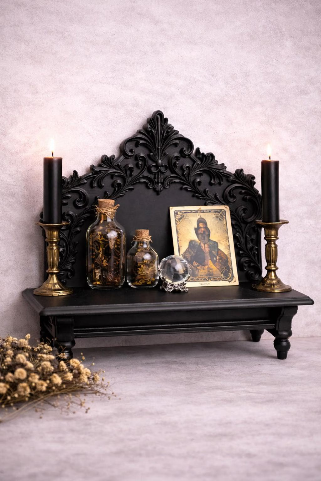 Gothic Tabletop Shelf