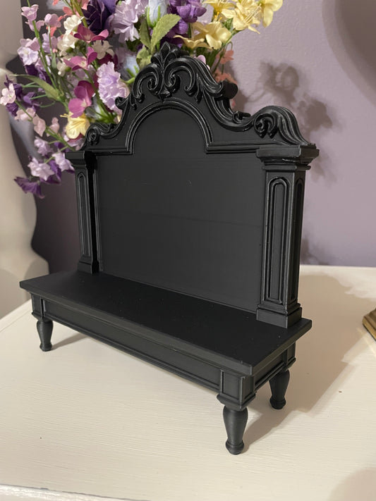 Gothic Cathedral Shelf Display – Tabletop Altar for Dark Decor & Occult Styling